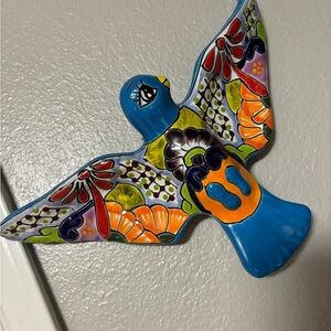 Colorful set of Talavera Bird Wall Decor